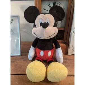 Disney Mickey Mouse Plush 16” Just Play LLC Red Shorts Yellow Shoes